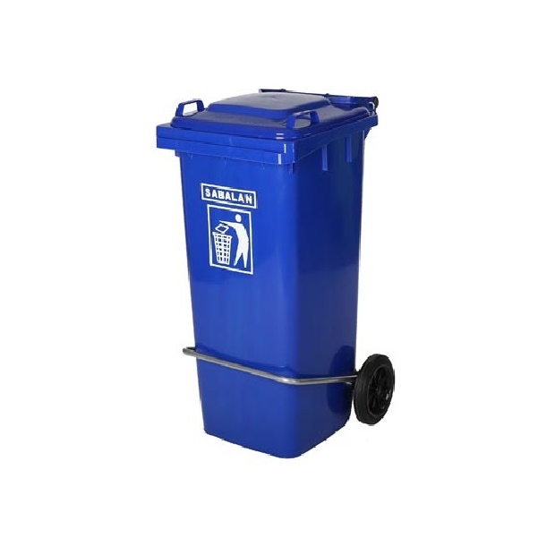 سطل زباله 120 لیتری پدالدار