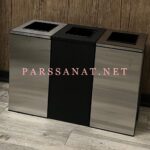 سطل سالنی مربعی استیل
