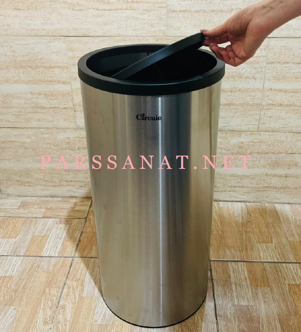 سطل زباله درب بادبزنی