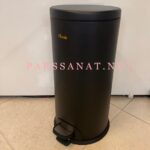 سطل تمام مشکی پدالدار