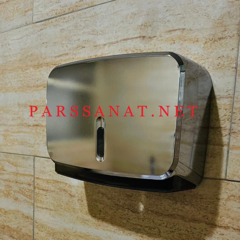 جا دستمال دیواری مدل Z Fold کروم