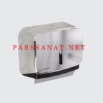 جا دستمال دیواری مدل Z Fold کروم