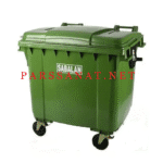 خرید سطل زباله 1100 لیتری پلاستیکی سبلان