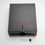 خرید مخزن دستمال کاغذی بزرگ A-550 مشکی