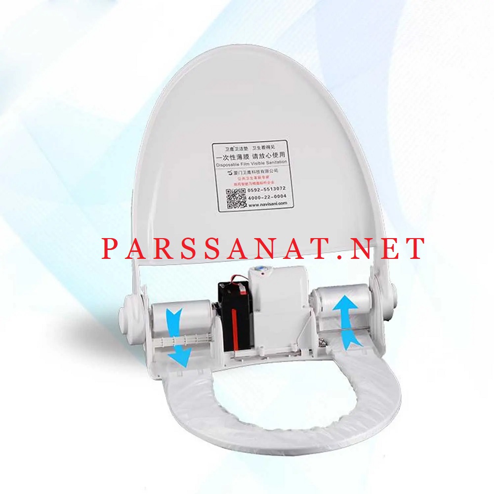 قیمت دستگاه روکش توالت فرنگی درب دار-بدون سنسور NS100-B