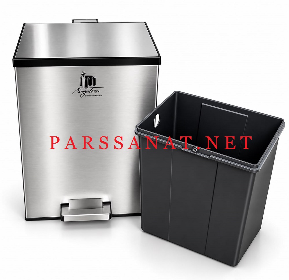 خرید سطل چهار گوش مینیاتور پدالدار