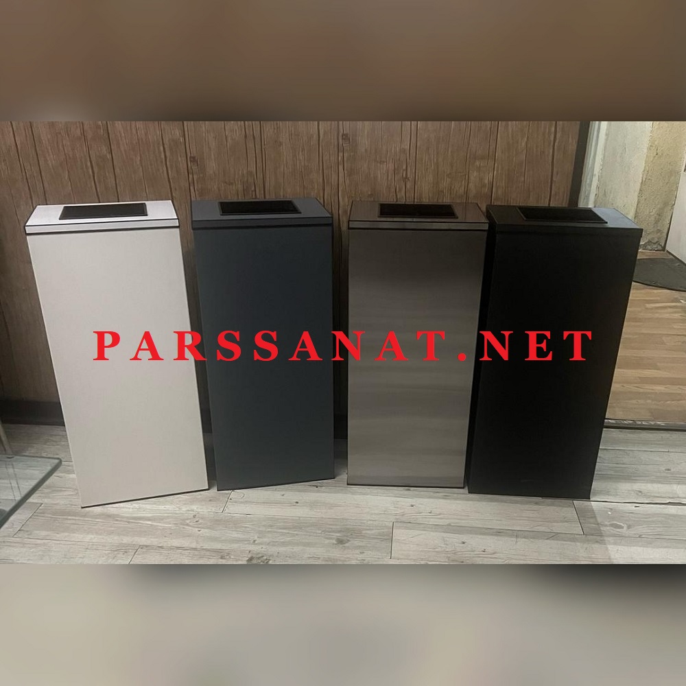 ابعاد سطل 40 لیتری دریچه از بالا چهارگوش 730B -مشکی