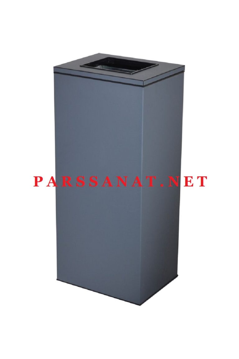 سطل 40 لیتری دریچه از بالا چهارگوش 730B -مشکی