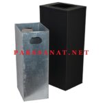 خرید سطل 40 لیتری دریچه از بالا چهارگوش 730B -مشکی