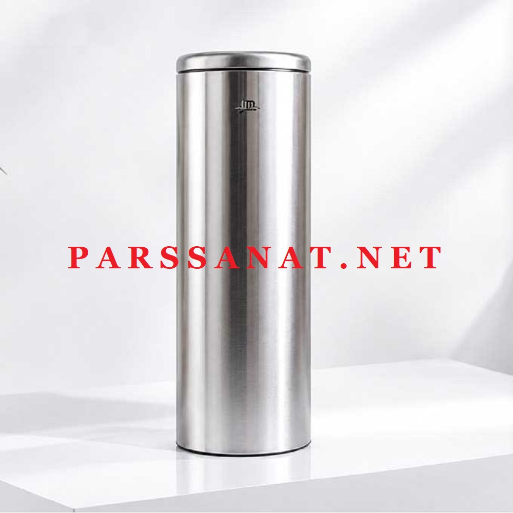 خرید سطل زباله دریچه بالا استیل مدل Slim 200