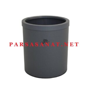 سطل استیل 5 لیتری هتلی اداری 506G - طوسی