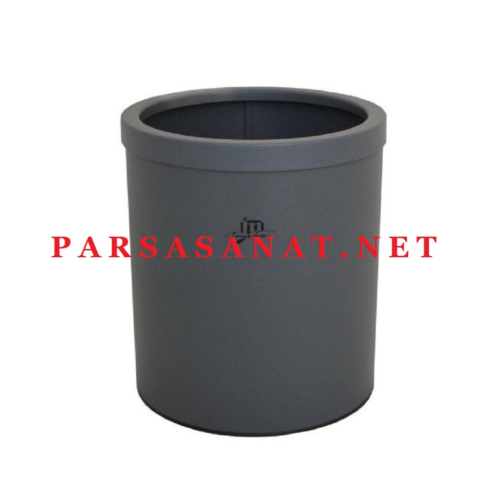 سطل استیل 5 لیتری هتلی اداری 506G - طوسی