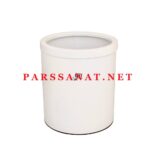 سطل استیل هتلی اداری ۵ لیتری 508W - سفید