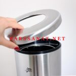 سفارش سطل زباله دریچه بالا استیل