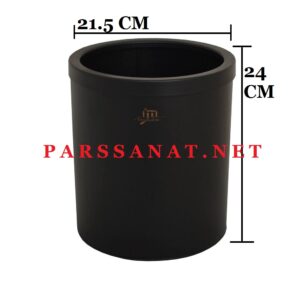 قیمت سطل استیل اداری هتلی ۵ لیتری 509B -مشکی